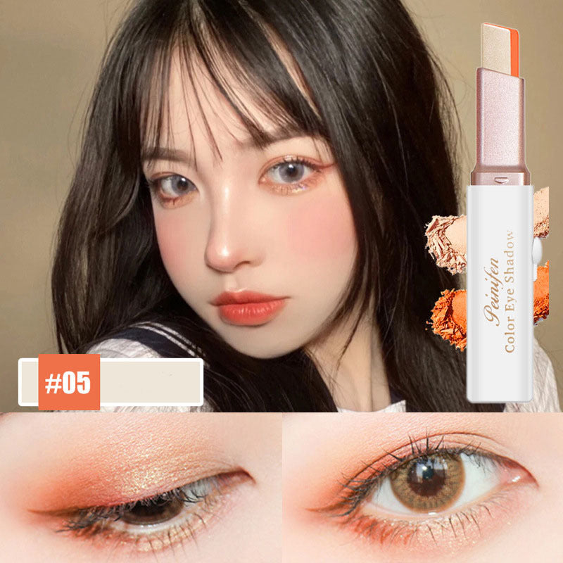 Lazy Eyeshadow Stick Stereo Gradient Shimmer Double Color Eye Shadow Pen Waterproof Easy To Wear Eyeshadow Lazy Eyeshadow Stick Stereo Gradient Shimmer Double Color Eye Shadow Pen Waterproof Easy To Wear Eyeshadow
